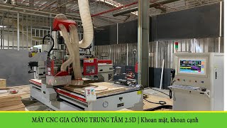 MÁY CNC TRUNG TÂM 2.5D khoan, cắt ván siêu nhanh | WM-1325RB