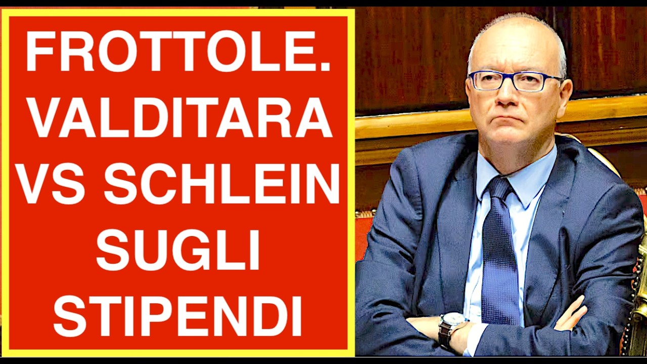 FROTTOLE. VALDITARA ZITTISCE SCHLEIN SUGLI STIPENDI AGLI INSEGNANTI