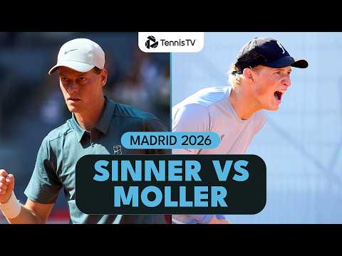 Jannik Sinner Faces Elmer Moller ⚔️ | Madrid 2026 Highlights