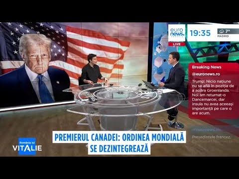 România lui Vitalie - Donald Trump la Davos: Nu voi folosi forța în Groenlanda