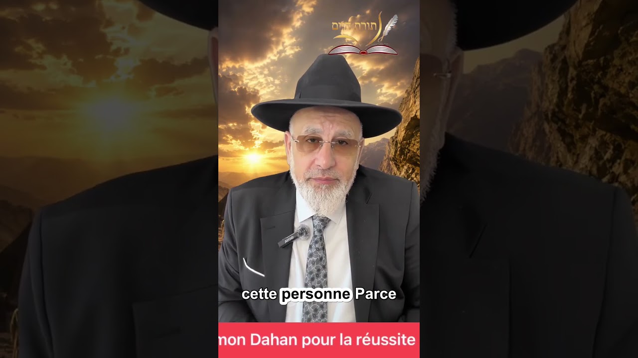 Aaron se lève et bénit celui qui fait ça