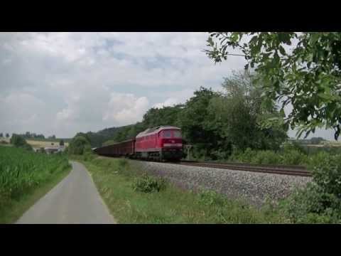 Die Ludmilla - Alt und Neubelüftete BR 232/233 um Marktredwitz Juli 2014