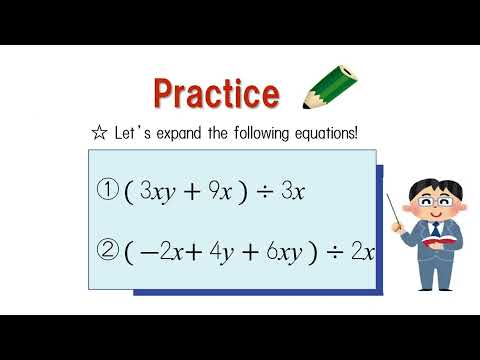 中3＿単項式と多項式の除法英語版