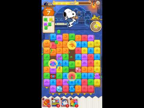 Snoopy Puzzle Journey Night Mode Level 159 - NO BOOSTERS 🐶🧩🧳 | SKILLGAMING ✔️