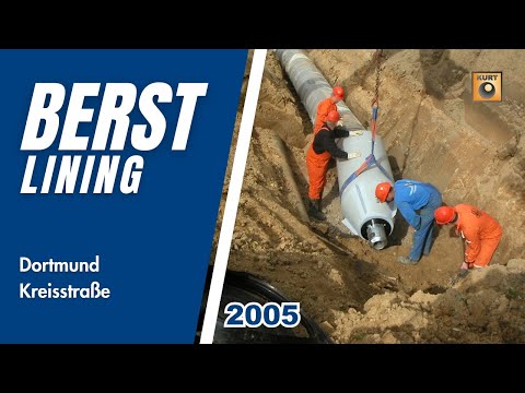 Berstlining - Erneuerung einer Trinkwasserleitung in Dortmund 2005