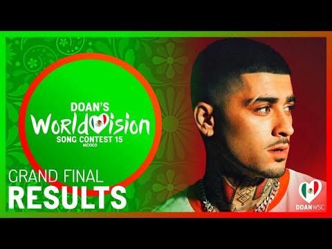 Doan's Worldvision Song Contest 15 - Grand Final Results