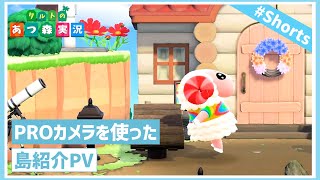 #shorts【あつ森】簡単にできるPROカメラを使った島紹介PV