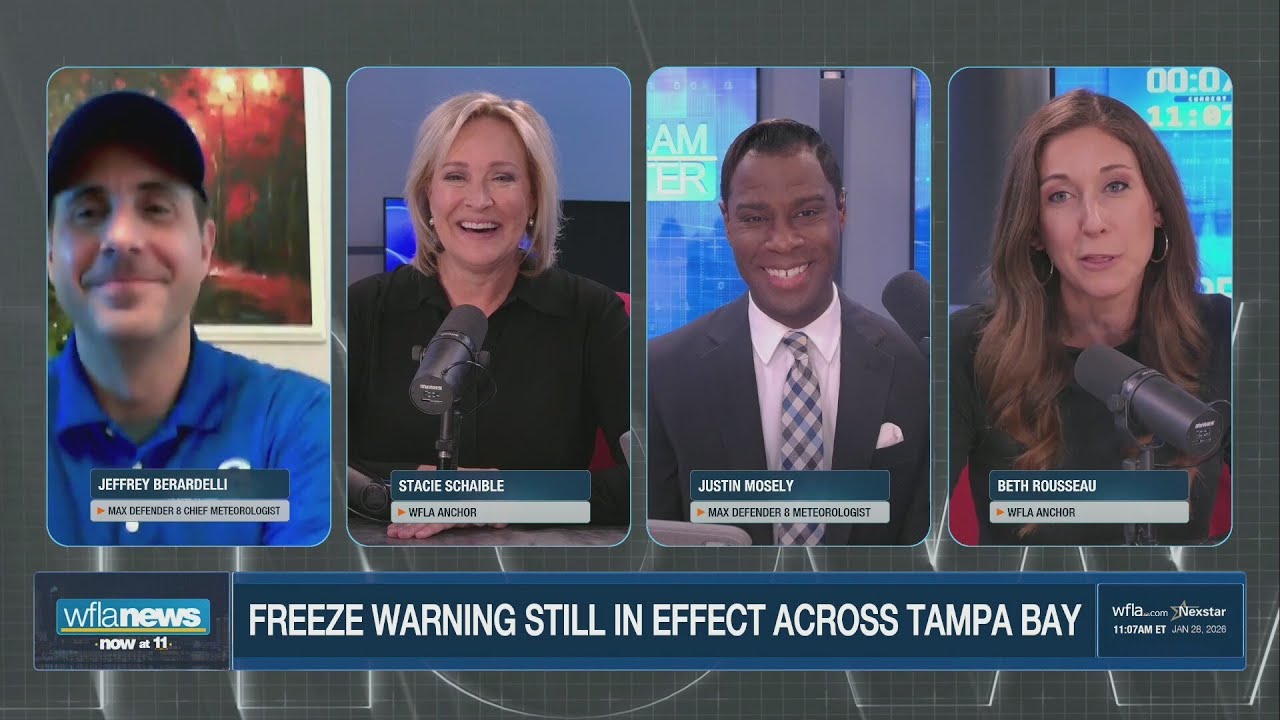 Snow in Tampa Bay? WFLA Chief Meteorologist Jeff Berardelli breaks down the forecast