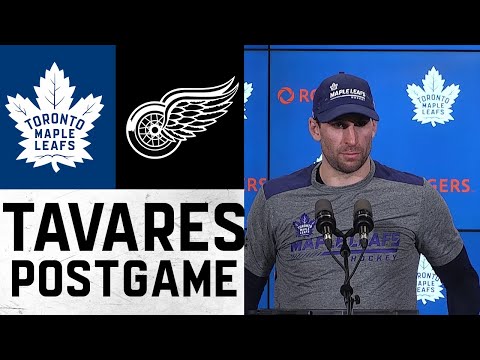 John Tavares Post Game ' Toronto Maple Leafs vs Detroit Red Wings ' April 26, 2022