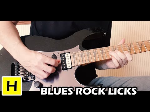 Amazing Blues Rock Licks (You Should Know) Intermediate Guitar Lesson | Minor Pentatonic
