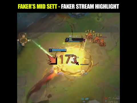 FAKER'S MID SETT - FAKER STREAM HIGHLIGHT - League of Legends