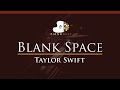 Taylor Swift - Blank Space - HIGHER Key (Piano Karaoke / Sing Along)