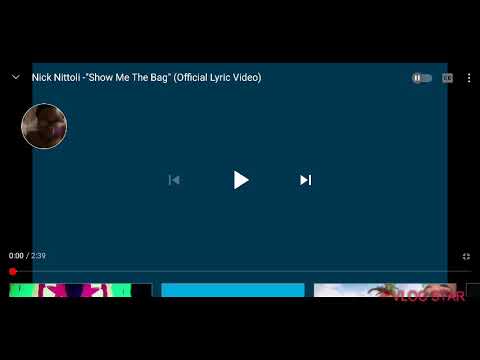 Reaction: Nick nittoli - Show me the bag" (official Lyric video) | Tarasia love