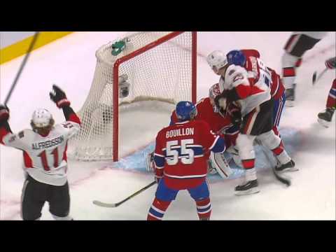 Daniel Alfredsson PP Goal (Ottawa Senators vs Montreal Canadiens Mars 13, 2013) NHL HD
