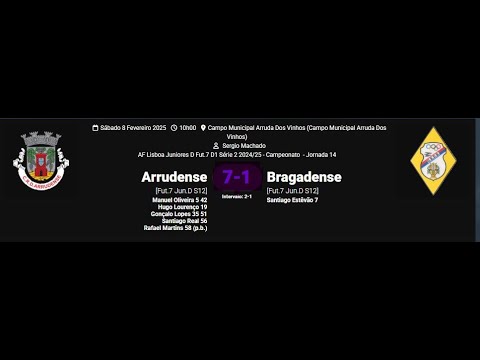 Arrudense X  Bragadense 