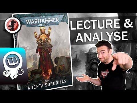 Warhammer 40.000 Lecture et Analyse Nouveau Codex Sœurs de bataille