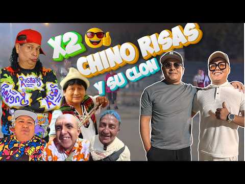 EL CHINO RISAS PRESENTA A SU CLON 👲 || COMICOS AMBULANTES