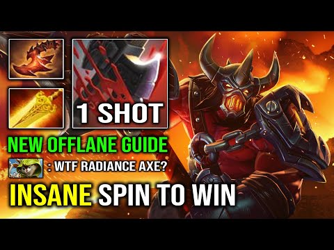 UNLIMITED 1V5 AXE SPIN Brutal Chop Down Everyone with Radiance STR Blink EZ MMR Dota 2