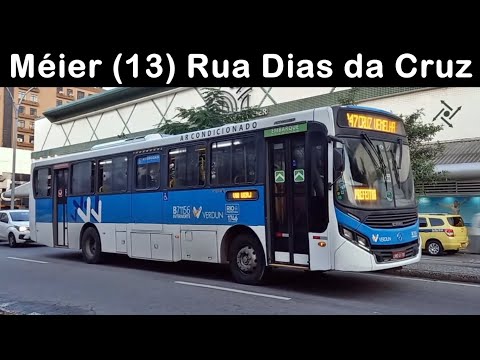 Méier (Parte 13) Rua Dias da Cruz - ônibus urbanos no Rio de Janeiro #movimentaçãodeônibus #ônibus
