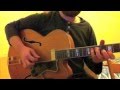 'Blue Drag'  Django Reinhardt / Allen Toussaint - Marc Ribot guitar solo transcription