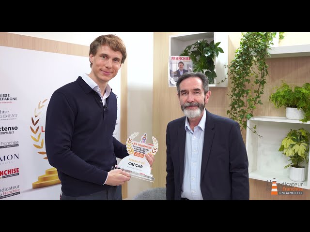 TM2F 2025 « Meilleure franchise de France » Réseau d&rsquo;Or de plus de 100 franchisés CAPCAR