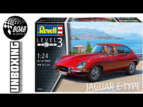 New Jaguar E Type - Revell 1/24 - unboxing - 60th Anniversary 🎉 🎂