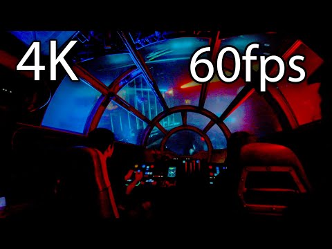 Millennium Falcon – Smugglers Run on-ride 4K POV @60fps Disneyland