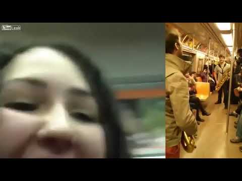 Full Version Sax Battle NYC SubWay B.C. (Before Corona)