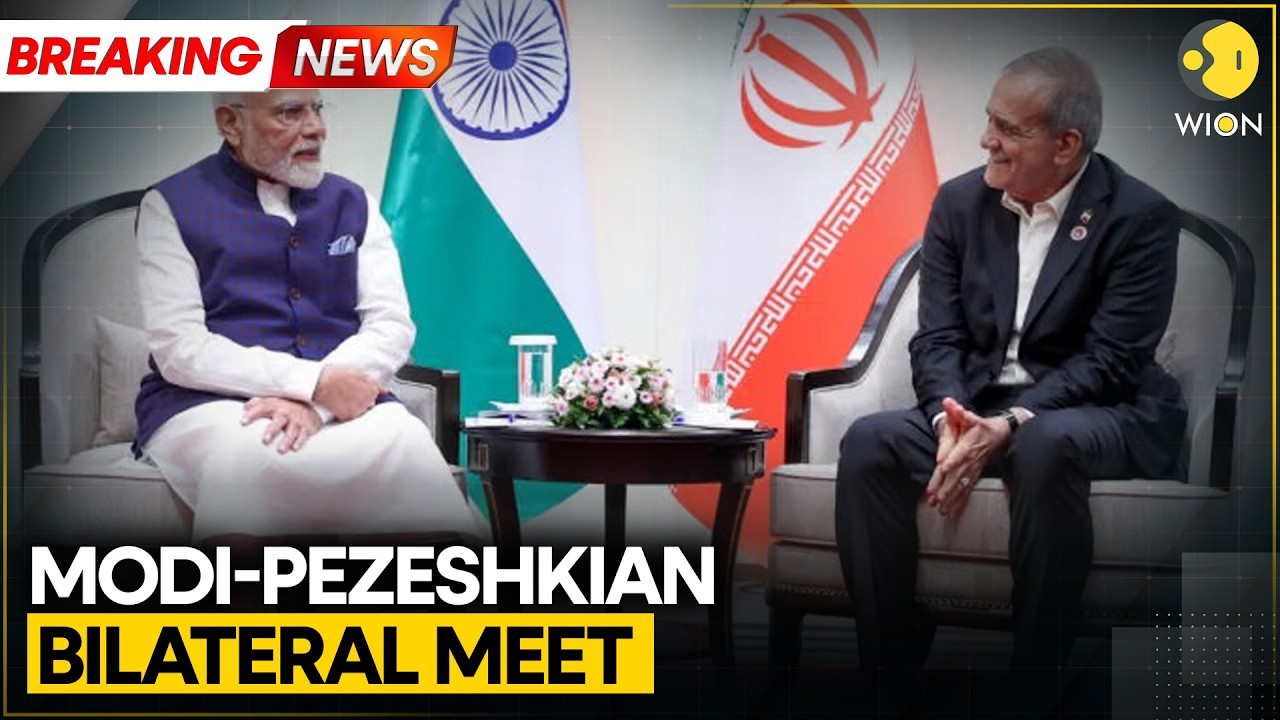 Modi-Pezeshkian Bilateral Ahead Of BRICS Summit | WION Breaking