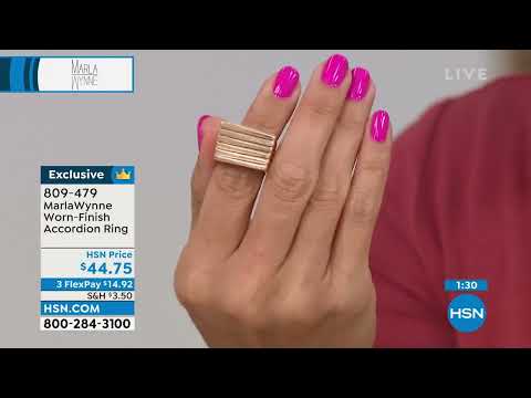 MarlaWynne WornFinish Akkordeonring