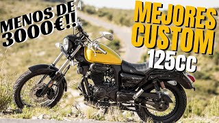Mejores motos CUSTOM 125cc: TOP marcas ACTUALES por menos de 3000€: Macbor, Keeway, UM y DAELIM