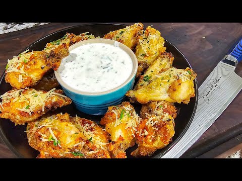 The Best Baked Garlic Parmesan Wings You Will Ever Eat