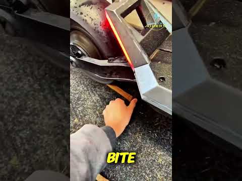Metal vs Scooter Wheel… Bad Idea! 😬⚡️💀 (Do not attempt!)