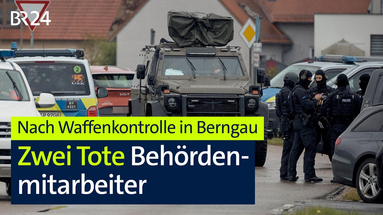 Nach Waffenkontrolle in Berngau: Zwei Tote Behördenmitarbeiter | BR24live