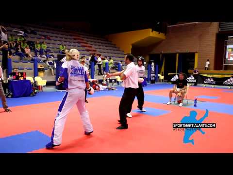 Sonja Oicwald v Henrietta Nagy Under 65kg Final Point - 2014 Bestfighter WAKO World Cup