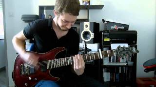 Video thumbnail for Schecter Damien Elite 7 - Rose of Sharyn (Killswitch) by Laurent Royer