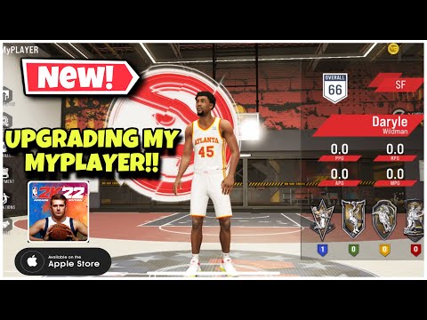 UPGRADING MY MYPLAYER IN NBA 2K22 MOBILE ARCADE EDITION!!