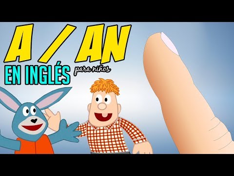 Artículos indeterminados A / AN  en INGLÉS para niños