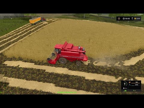 FS17 Timelapse 3 (The Valley The Old Farm) - Wheat harvest and straw bales!