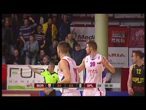 GAME WINNER! Čačak celebrate the name of Marko Stojadinović! (Borac - Split, 13.12.2017)