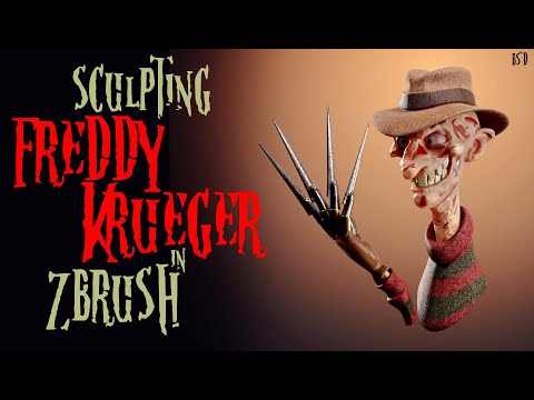 Sculpting Freddy Krueger in Zbrush - Xploding Cube
