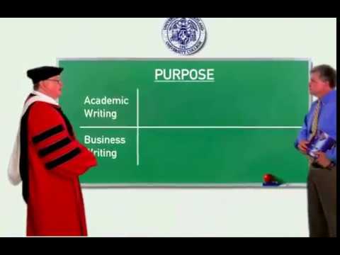Business Writing vs. Academic Writing