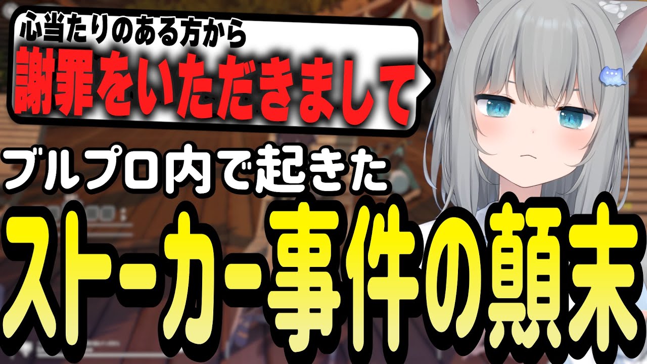 ブルプロで起きた複数人のストーカー事件のその後を語るなちょ猫【Nachoneko/甘城なつき/BLUE PROTOCOL/切り抜き】