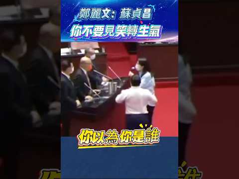 女神鄭麗文发飙了，火了