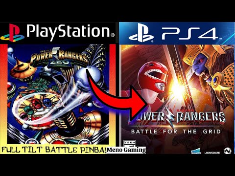 Power Rangers Playstation Evolution Of Games (1996-2021)
