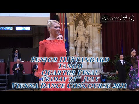 Vienna Dance Concourse 2021 - Senior III Standard Tango WDSF - Quarter Final - 23 July 2021