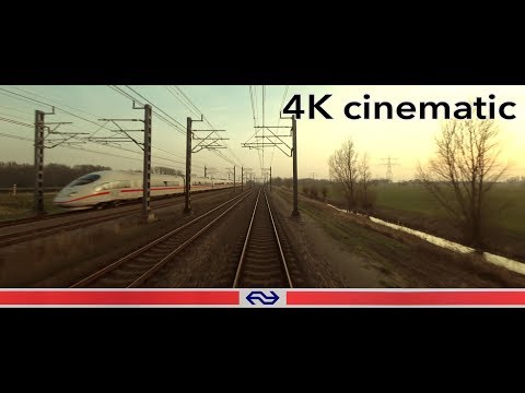 4K CABVIEW HOLLAND [CINEMATIC] Amsterdam - Utrecht VIRM 16feb 2019