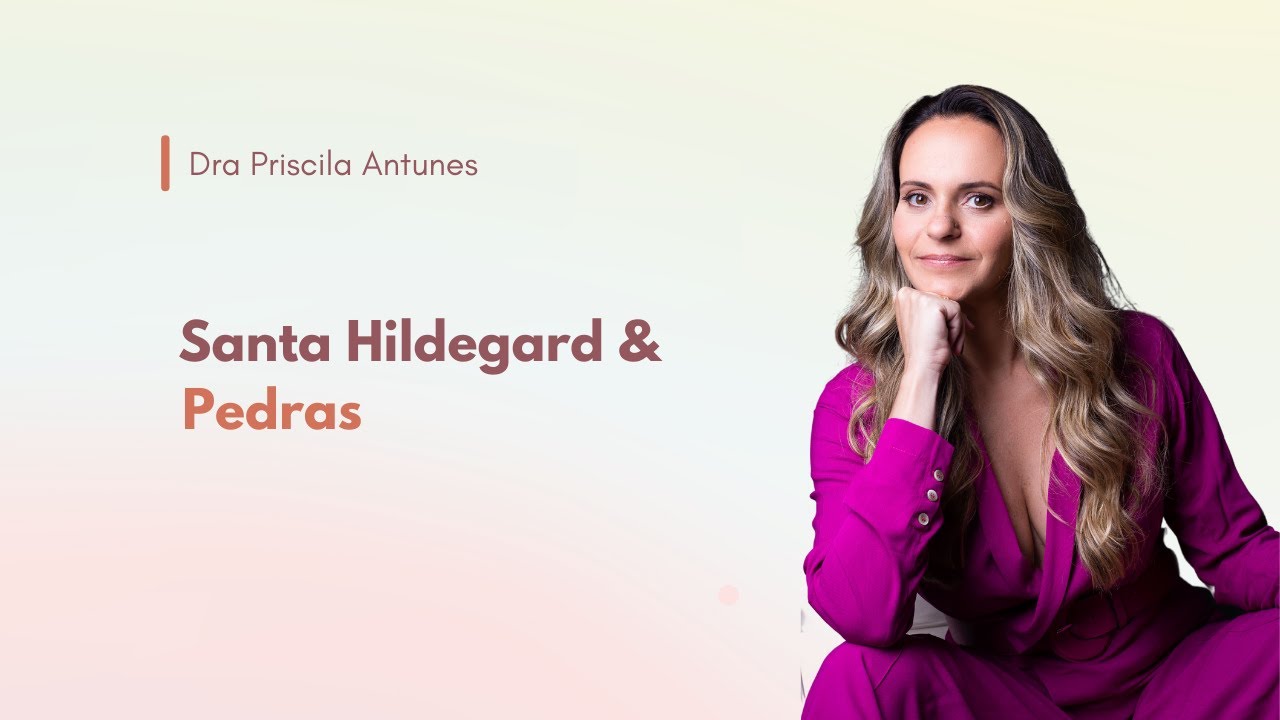 SANTA HILDEGARD E PEDRAS