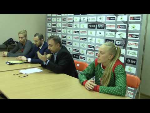 JAS-FBG ZAGŁĘBIE SOSNOWIEC - CCC POLKOWICE konferencja prasowa