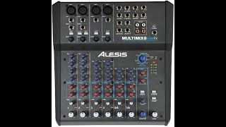 Video thumbnail for Alesis MULTIMIX 8 USB FX8 Channel Mixer with Effects / USB Audio Interface by djkay
